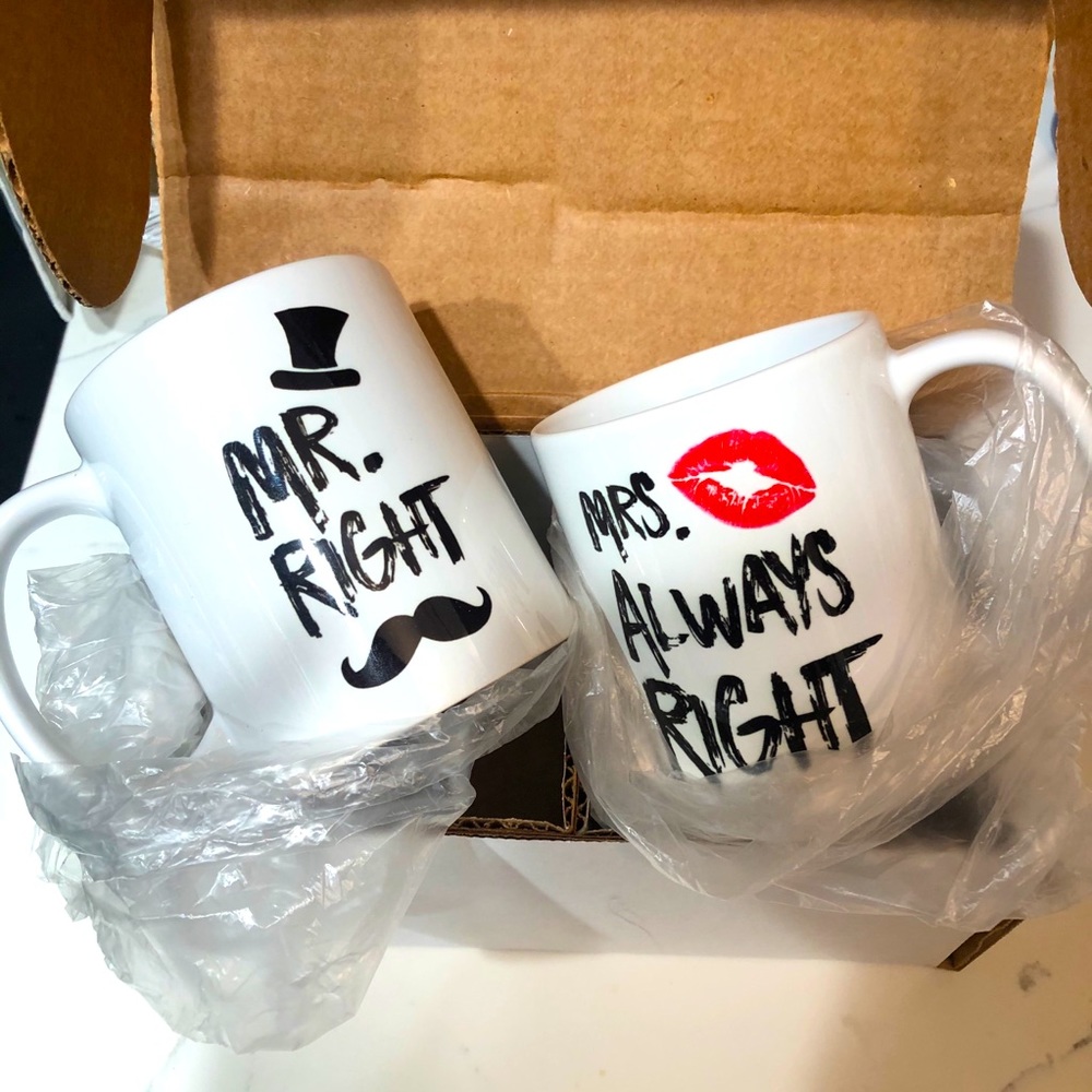 Mr and Mrs couple mugs